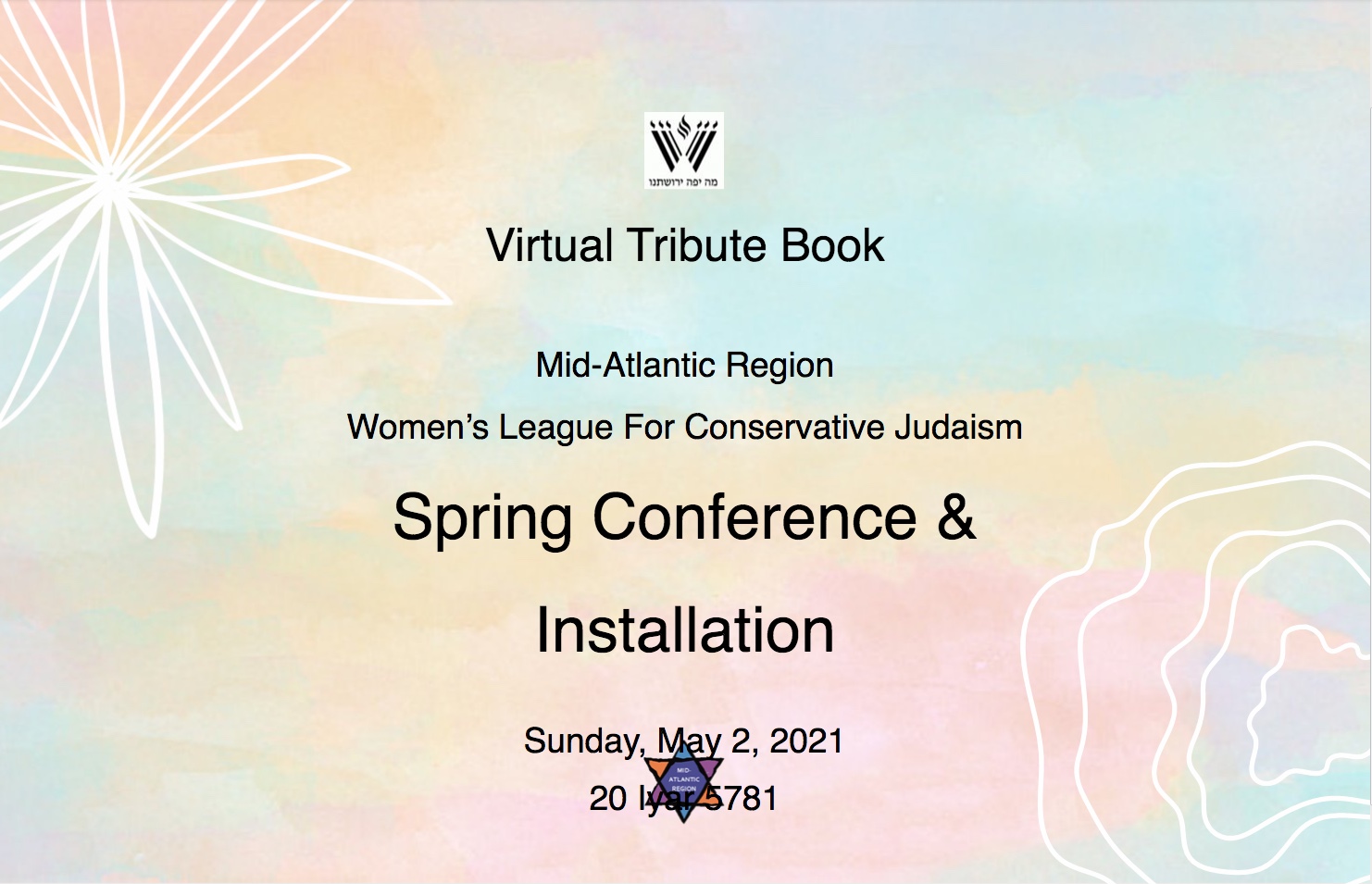 Spring Conference Virtual Tribute Book