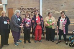 Discharge-Sist. Support-Jackie Walzer, Janice Saferstein,Torah Fund- Gloria Jaslow,Elise Norwitz, Sharon Hammerman, Sist Support-Fran Katz