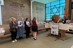 Install- Heddy Belman (advisor), Dorothy Cohen (Parliamentarian), Donna Franklin (Treasurer)