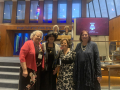 Outgoing VPs: Linda-Boxer, Linda Steinhorn,-Adele Weinstein, Corinne Hammerschlag