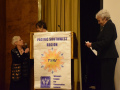 Judy Fisher PSW Treasurer receiving an award