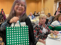 Some opportunity drawing prizes are wrapped in green plaid