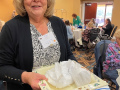 Sheree wins a matzah plate
