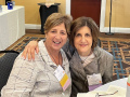 Aliza, our newly installed region president, and Debi, past international president