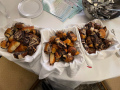 only the deserts were worth eating, but we were tired of chocolate!